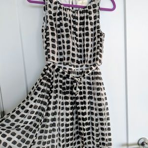 Kate Spade island stamp chiffon dress